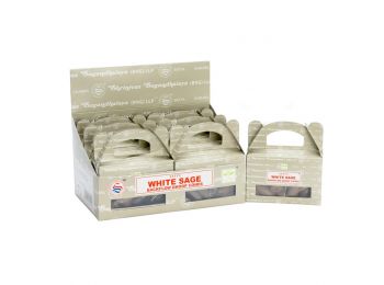 24 darab Satya Fehér Zsálya Folyékony Füst Illatos Kúp