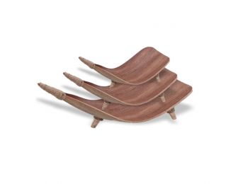 Gyümölcstál Együttes Kókuszlevélből - Natúr