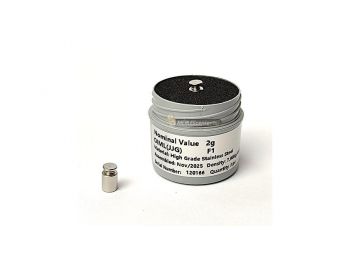 CALI GO 2 g-os kalibrálósúly, OIML F2 súlyosztály