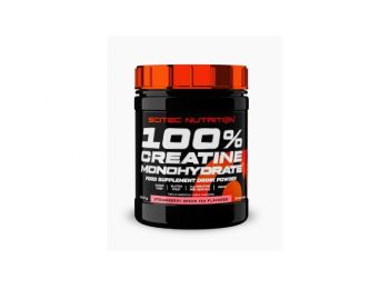 100% Creatine Monohydrate 300g eper-zöld tea Scitec Nutrition