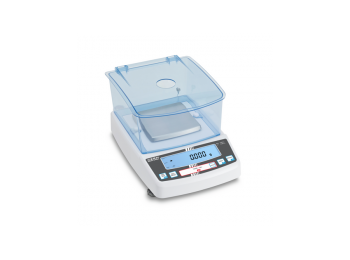 KERN PBS 1000-3 (1020g/0,001g) robusztus rezgővillás mérőcellás digitális precíziós alumínium házas asztali mérleg, RS232, ütésálló, sok mértékegység