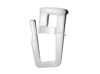 Függönytartó horog műanyag csúszkás