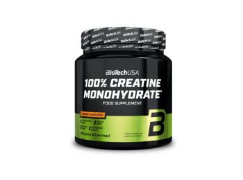 100% Creatine Monohydrate 300 g narancs BioTechUSA