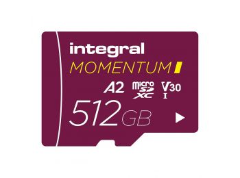 Integral Momentum MicroSDXC memóriakártya 512GB, 210/180 M