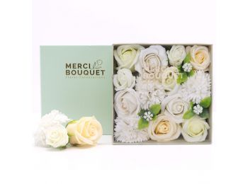 Négyzetes Doboz – Esküvői Gratuláció – Fehér és K