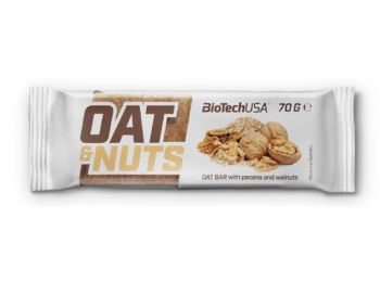 Oat & Nuts 20x70g pekándió BioTechUSA