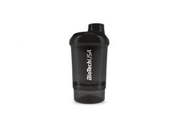Wave+ Nano Shaker 300 ml (+150 ml) fekete-füst BioTechUSA
