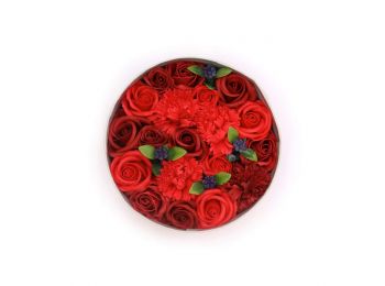 Kerek Doboz – Klasszikus Piros Rózsák