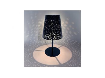 Napelemes-solar LED LUVETRA kerti asztali lámpa fekete 4000