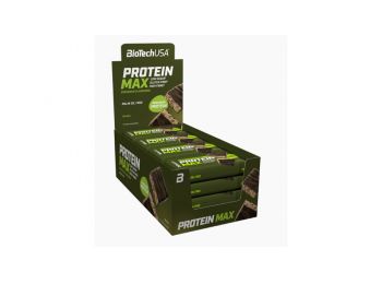 Protein Max fehérjeszelet 16x45g pisztácia BioTechUSA