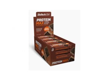 Protein Max fehérjeszelet 16x45g sós karamell BioTechUSA