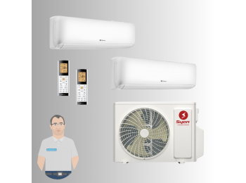 Syen 5,3 kW 2-es multi kültéri+SMOH09CH+SMOH12CH