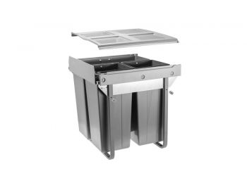 PRACTI ECO szelektív hulladékgyűjtő 600 mm szekrényhez 