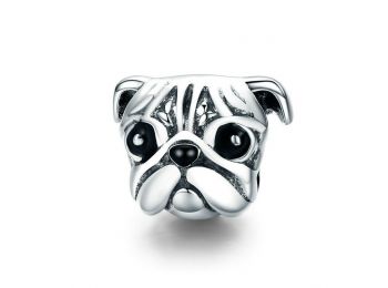 Pandora kompatibilis mopsz kutya charm