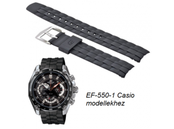 EF-550-1 Casio fekete műanyag szíj