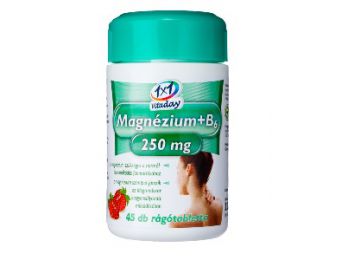 1X1 vitaday mg+B6 250 mg rágótabletta 45db