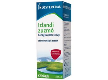 Klosterfrau Izlandi zuzmó köhögés elleni szirup 200ml