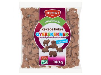 Detki állatfigurás keksz kakaós 140g