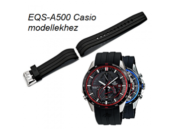 EQS-A500 Casio fekete műanyag szíj