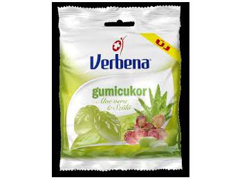 Verbena gumicukor aloe vera-Szőlő 60g