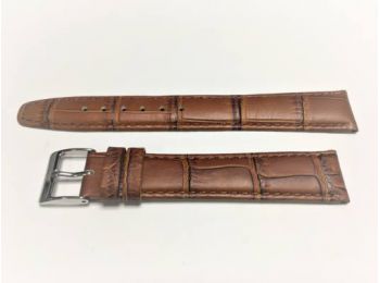 SZ2121 18mm  barna színű alfa anti-allergén valódi bőrs