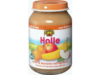 Holle bio bébiétel alma-Banán-Sárgabarack 190g