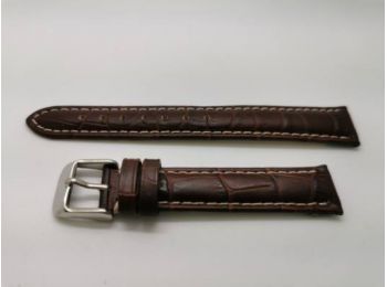 SZ2272 16mm barna színű valódi bőrszíj