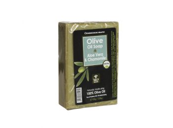 100% olivaszappan aloe vera-kamilla 100g
