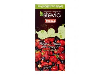 Torras stevia 04. étcsokoládé erdei gyümölcs 125g