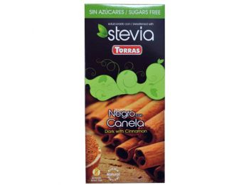 Torras stevia 05. étcsokoládé fahéjas 125g