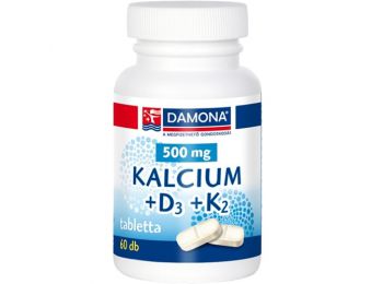 Damona kalcium+d3+k2 tabletta 60db