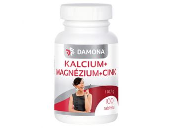 Damona kalcium+magnézium+cink tabletta 100db