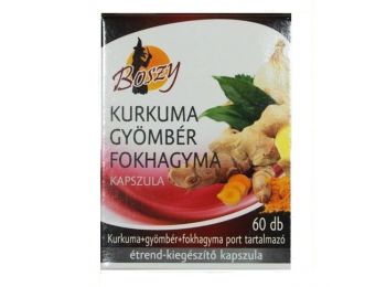 Boszy kurkuma gyömbér fokhagyma kapszula 60db