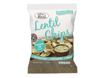 Eat real lencse chips tejszines-kapros 40g