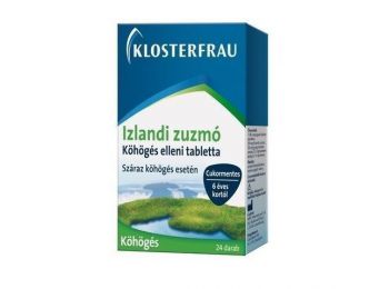 Klosterfrau Izlandi zuzmó köhögés elleni tabletta 24db