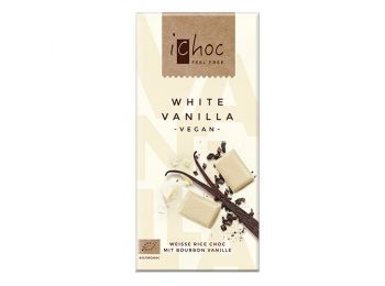 Ichoc bio fehércsokoládé (rizstejjel) 80g