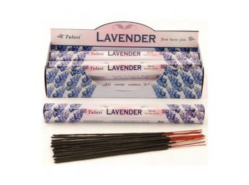 Füstölő tulasi hatszög lavender 20db
