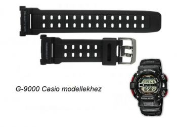 G-9000-1 Casio fekete műanyag szíj