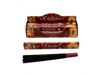 Füstölő hatszögletü tulasi chandan 20db