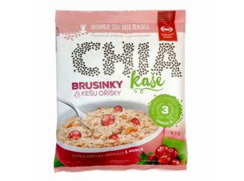 Semix zabkása vörös áfonyával, chia maggal, kesudióval