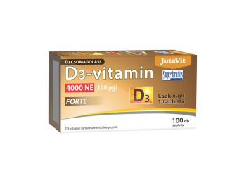 Jutavit d3-vitamin forte 4000 ne tabletta 100db