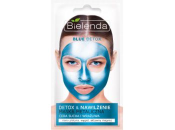Bielenda BLUE DETOX - Méregtelenítő pakolás/maszk száraz és érzékeny bőrre 8g