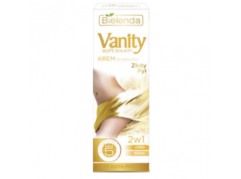 Bielenda Vanity SOFT TOUCH - Szőrtelenítő krém aranypor 