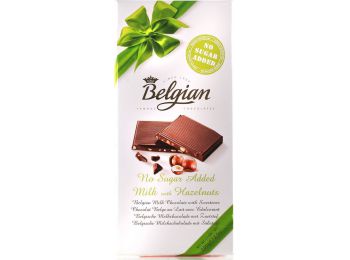 Belgian tejcsokoládé mogyorós édesítőszerrel 100g