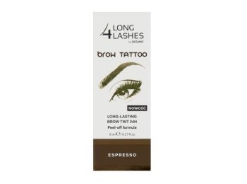 Long 4 Lashes Szemöldök tattoo - tartós szemöldök színező 24H Espresso 8ml