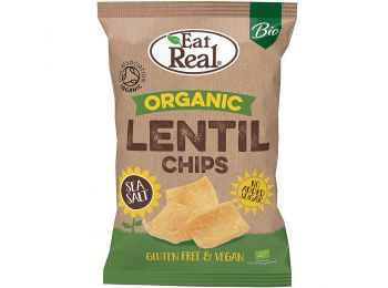 Eat real organic lencse chips tengeri sós 100g