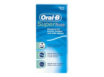Oral-b fogselyem super floss 50szál