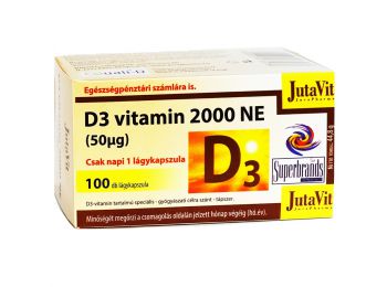 Jutavit d3-vitamin lágykapszula 100db