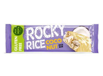 Rocky rice puffasztott rizsszelet fehércsoki-kókusz 18g