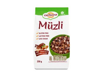 Cerbona müzli gluténmentes csokis-mandulás 250g